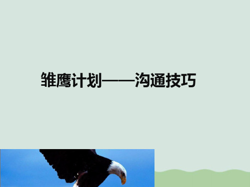 雏鹰计划之沟通技巧ppt(共16页)