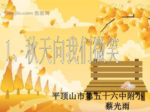 秋天向我们微笑