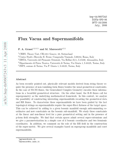 Flux Vacua and Supermanifolds