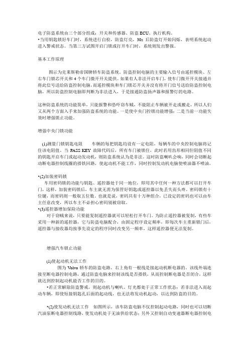 电子防盗系统