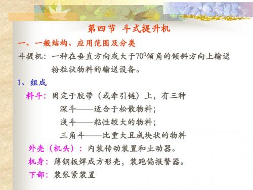 6-4  斗式提升机