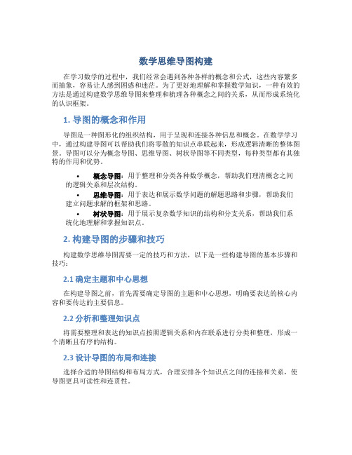 数学思维导图构建