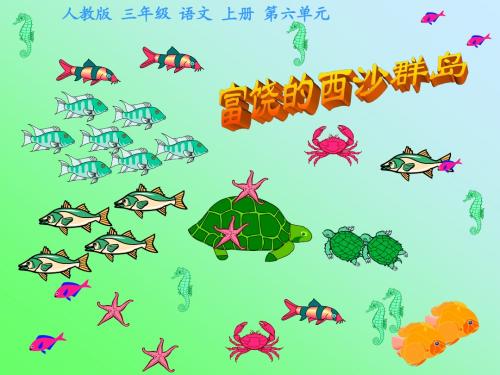三年级语文上册 富饶的西沙群岛