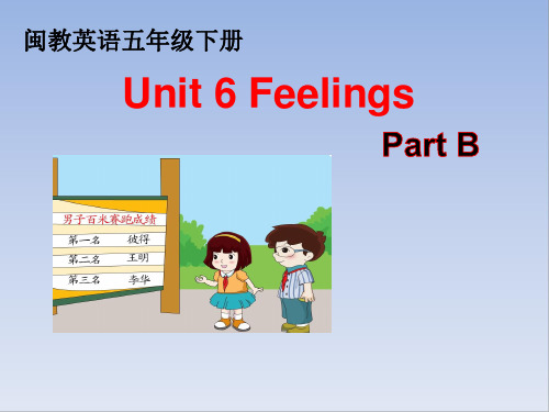 【原创课件】闽教英语五下课件Unit 6 Part B