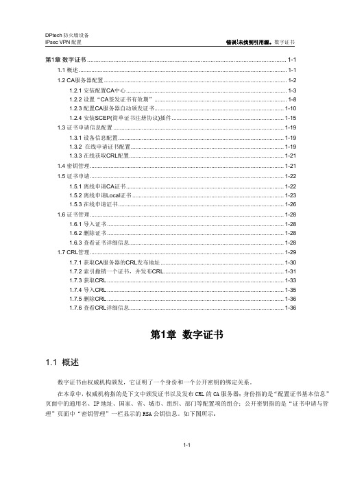 数字证书配置