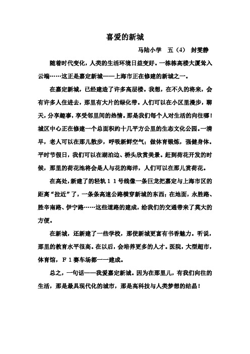 喜爱的新城五(4)