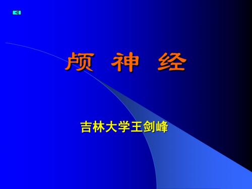 吉林大学颅神经-科内讲课