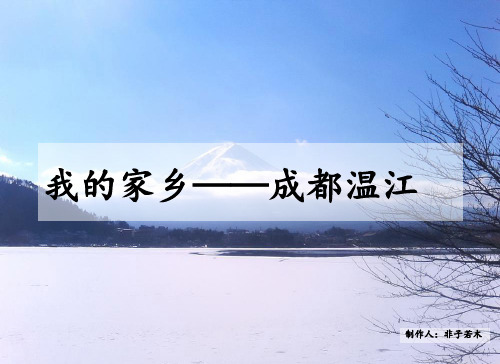 我的家乡(成都温江)