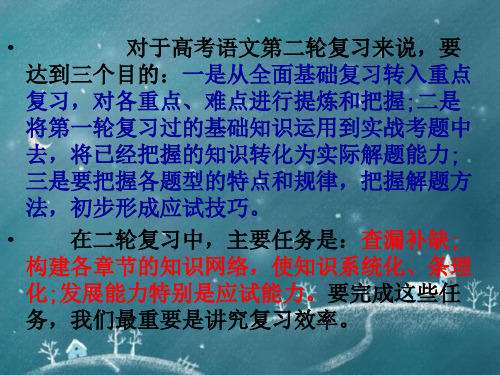 2017届高考二轮复习正解使用成语