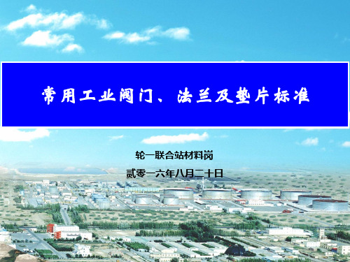 常用工业阀门、法兰及垫片标准.