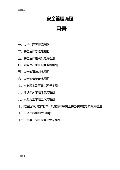 安全系统管理系统流程图(通用版)