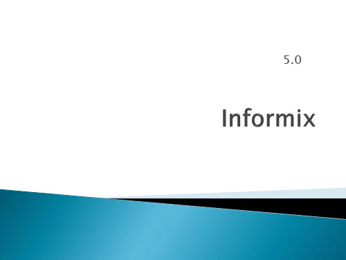 数据库informix基础培训ISSUE1.0