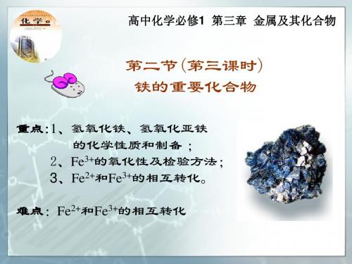铁的重要化合物