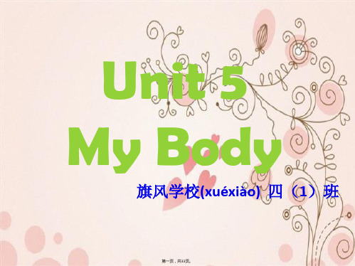 最新开心英语四年级上册Unit5-My-body精品课件