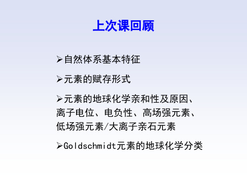 6-元素的晶体化学性质与结合规律
