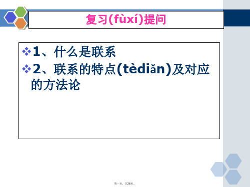 河南省郑州市中牟县第二高级中学高中政治必修4课件72用联系的观点看问题1