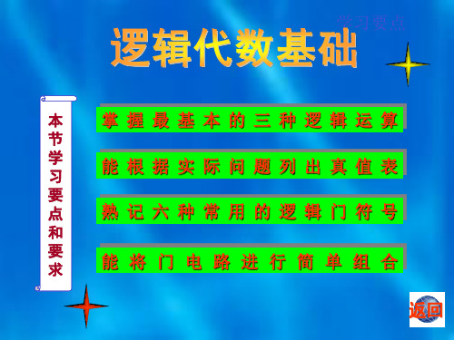 1逻辑代数中的三种基本运算