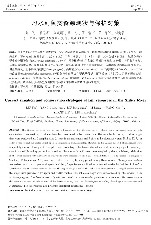 习水河鱼类资源现状与保护对策