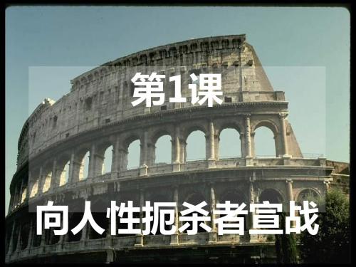 向人性扼杀者宣战PPT课件