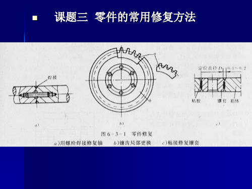 零件的常用修复方法