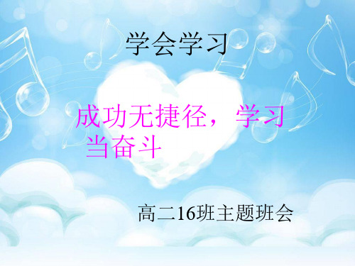 学会学习PPT课件