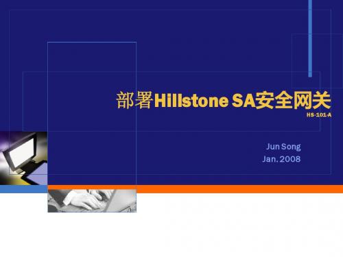 部署Hillstone SA安全网关