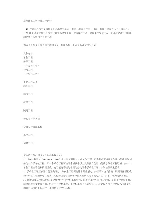 建筑施工规范