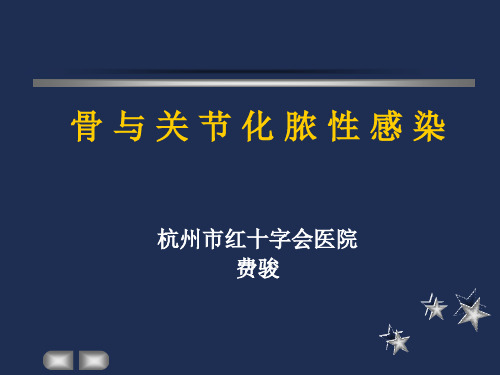 骨与关节化脓性感染