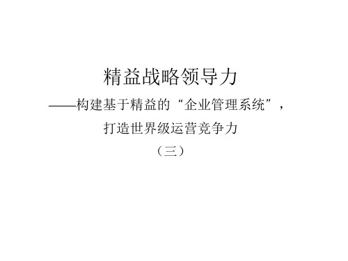 3精益战略领导力.pptx