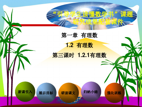 2021年新版人教版七年级数学上学期《有理数》公开课课件.ppt