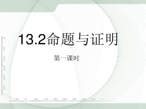 命题与证明(第一课时)PPT