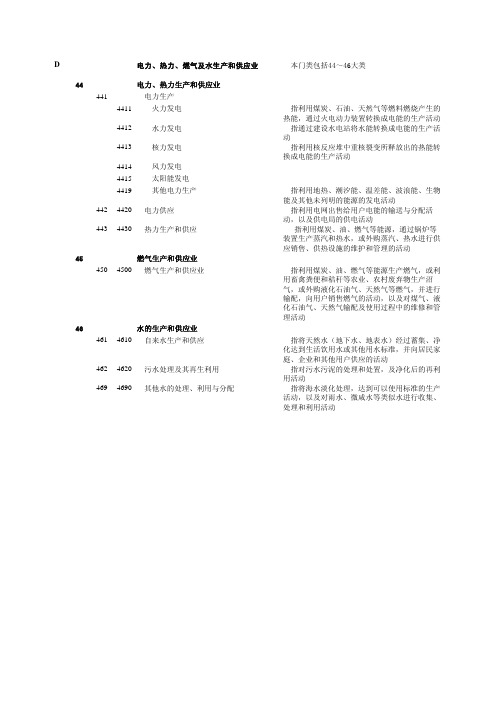 电力、热力、燃气及水生产和供应业