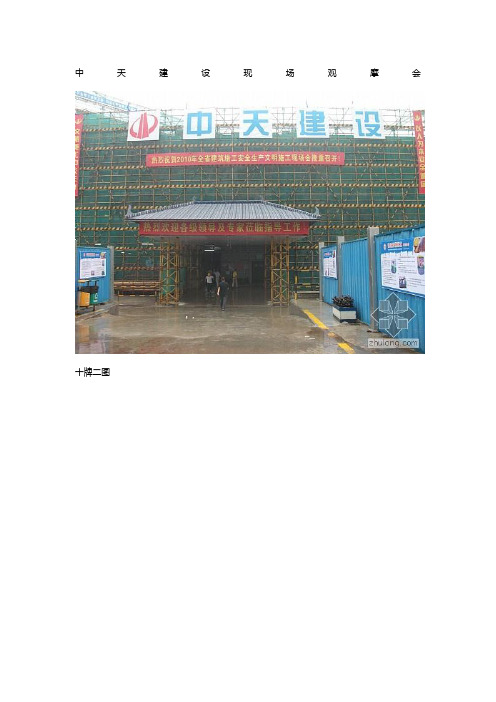 中天建设现场观摩会图片