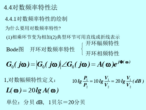 对数频率特性法