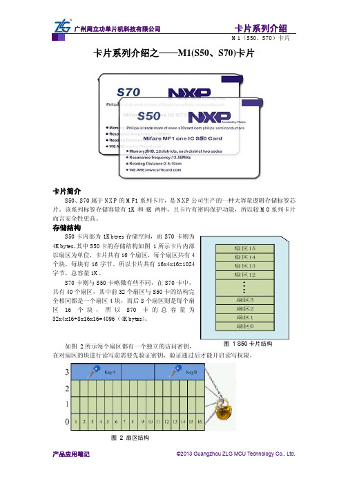 卡片系列介绍之——M1_S50、S70_卡片