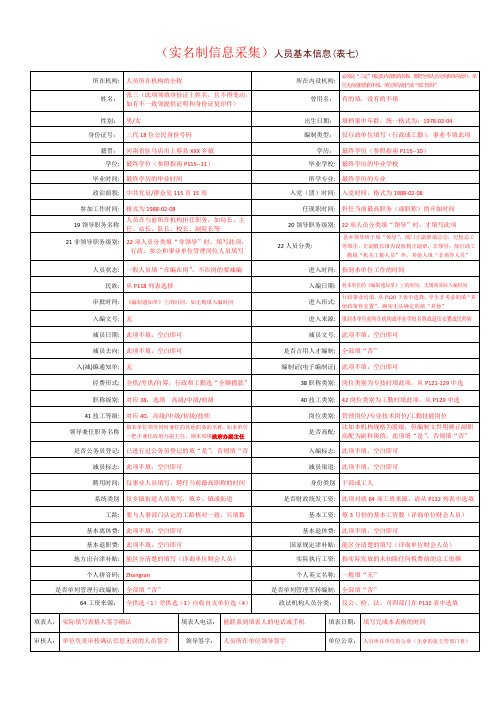 特岗教师人员信息表