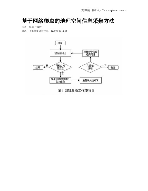 基于网络爬虫的地理空间信息采集方法