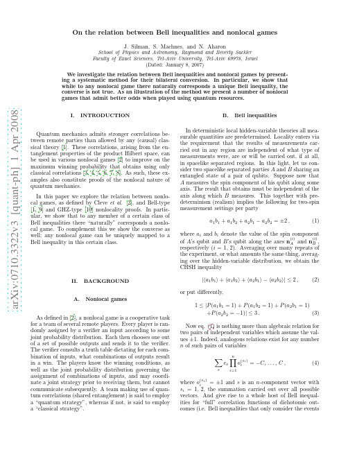 On the relation between Bell inequalities and nonlocal games