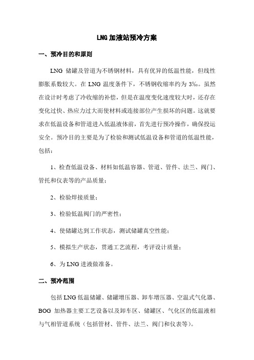 预冷方案