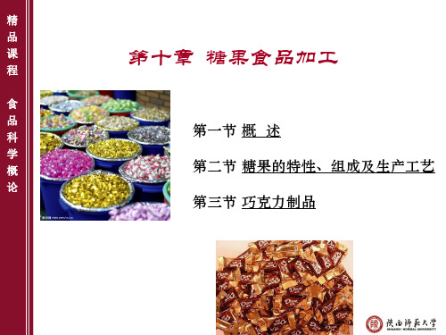 第十章+糖果食品加工.ppt