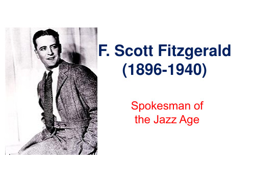 F. Scott Fitzgerald