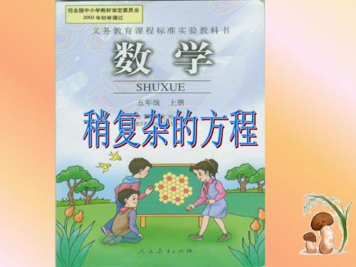 稍复杂的方程2