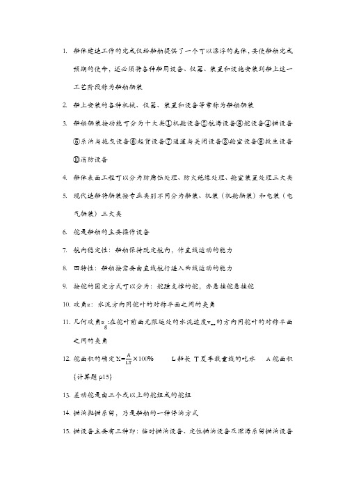 船舶舾装工程