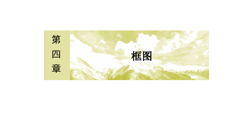 高中数学人教版选修1-2  第四章 框图 结构图