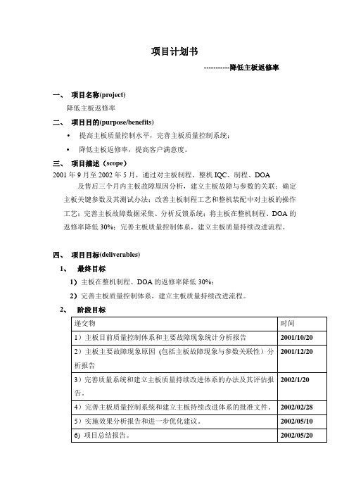 降低主板返修率