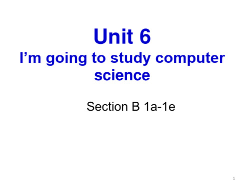 Unit6 SectionB 1a-1e 课件人教版新目标英语八年级上册 