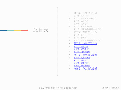 西安书院门空间分析