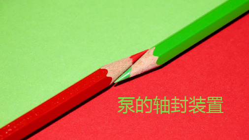 泵的轴封装置