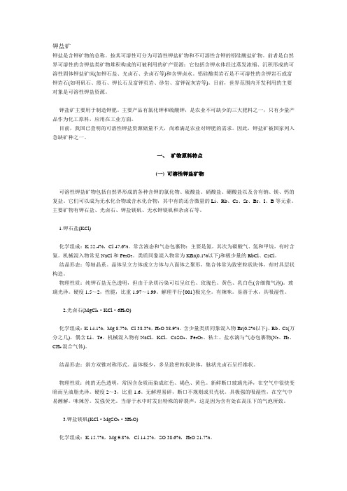 钾盐矿