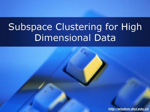 Subspace CLustering